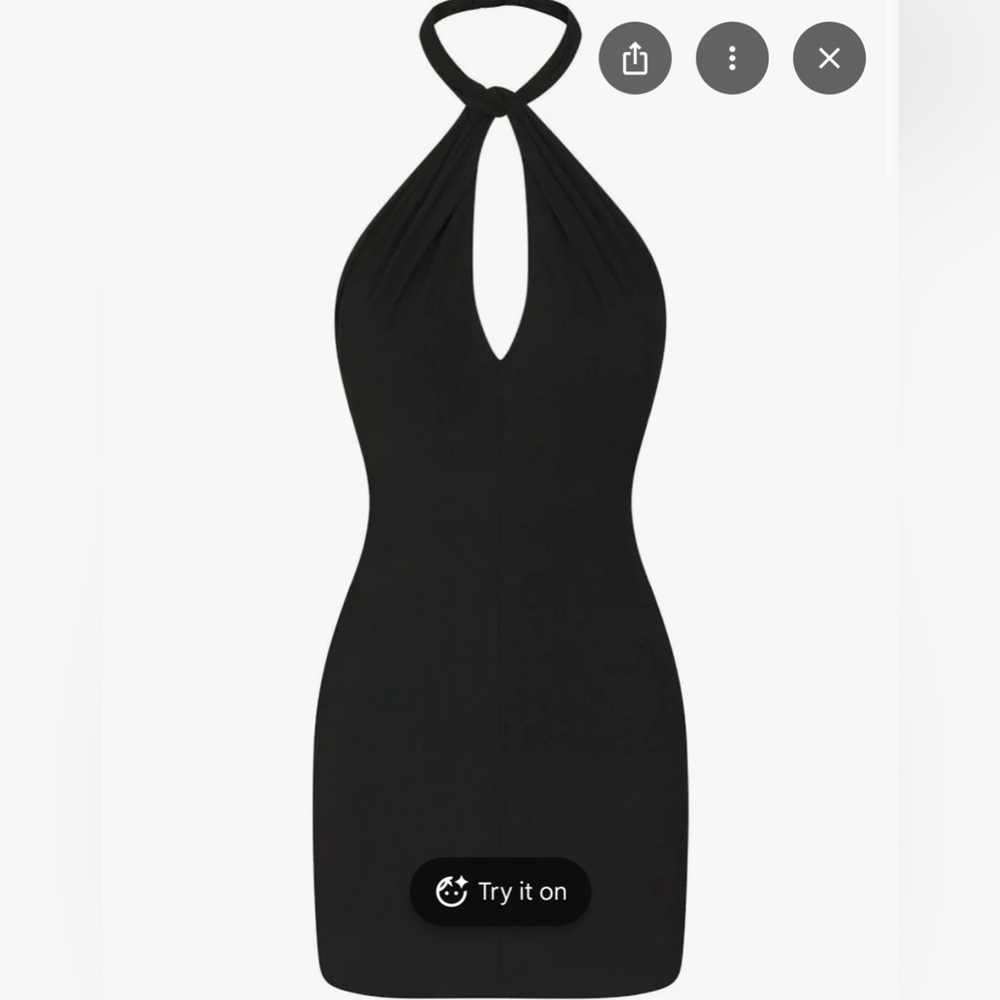 SKIMS halter dress